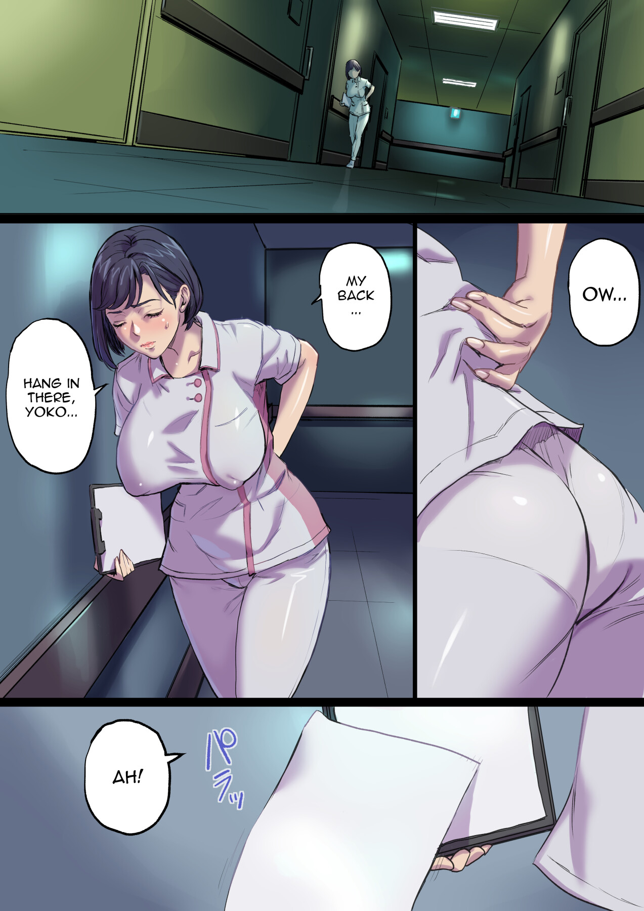 Hentai Manga Comic-The MILF Nurse Cuckolded Gets Taken Away In The Bed Next To Mine - Continuation-Read-28